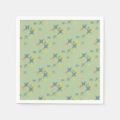 Middeleeuwse moderne Eames Atomic Starbursts Custo Servetten (Voorkant)