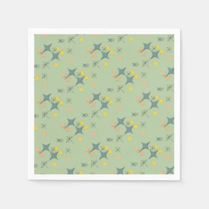 Middeleeuwse moderne Eames Atomic Starbursts Custo Servetten