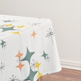 Middeleeuwse moderne Eames Atomic Starbursts Custo Tafelkleed