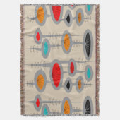 Middeleeuwse moderne geïnspireerde geweven banket  deken (Voorkant Verticaal)