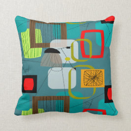 Middeleeuwse moderne, geïnspireerde piloot #733 kussen