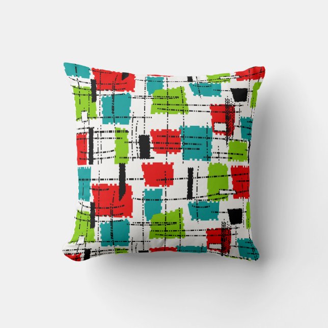 Middeleeuwse moderne, geïnspireerde piloot #738 kussen (Voorkant)