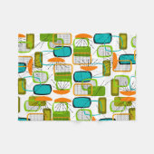 Middeleeuwse moderne, geïnspireerde ruggengraat 1 fleece deken (Voorkant (Horizontaal))