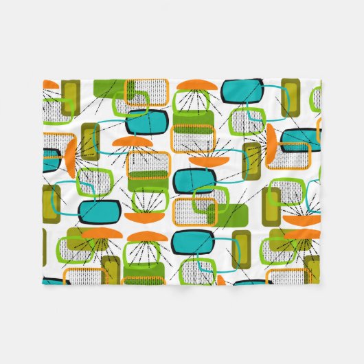 Middeleeuwse moderne, geïnspireerde ruggengraat 1 fleece deken (Voorkant (Horizontaal))