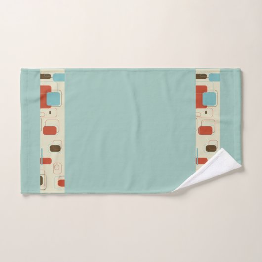 Middeleeuwse moderne geometrische afdruk bad handdoek (Handdoek)