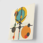 Middeleeuwse moderne geometrische kunstklok vierkante klok (Hoek)