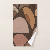 Middeleeuwse moderne geometrische vormen bad handdoek (Handdoek)