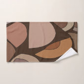 Middeleeuwse moderne geometrische vormen bad handdoek (Handdoek)