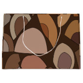 Middeleeuwse moderne geometrische vormen groot cadeauzakje (Voorkant)