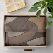 Middeleeuwse moderne geometrische vormen tissuepapier (Geschenk)