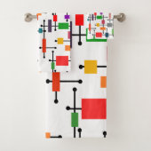 Middeleeuwse moderne grote netten bad handdoek (Insitu)