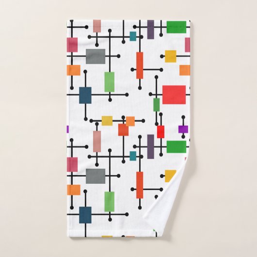 Middeleeuwse moderne grote netten bad handdoek (Handdoek)