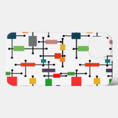 Middeleeuwse moderne grote netten Case-Mate iPhone case (Achterkant (horizontaal))