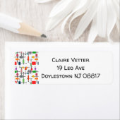 Middeleeuwse moderne grote netten etiket (Insitu)