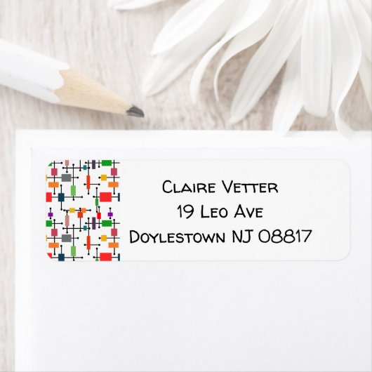 Middeleeuwse moderne grote netten etiket (Insitu)