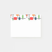 Middeleeuwse moderne grote netten post-it® notes (Voorkant)