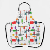 Middeleeuwse moderne grote netten schort (Voorkant)