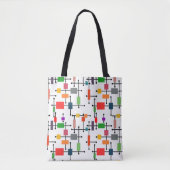 Middeleeuwse moderne grote netten tote bag (Voorkant)