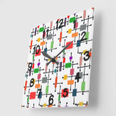 Middeleeuwse moderne grote netten vierkante klok (Hoek)