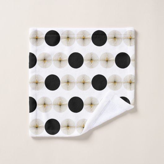 Middeleeuwse moderne halve cirkel bad handdoek (Wasdoekje)