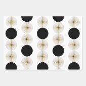 Middeleeuwse moderne halve cirkel inpakpapier vel (Voorkant)