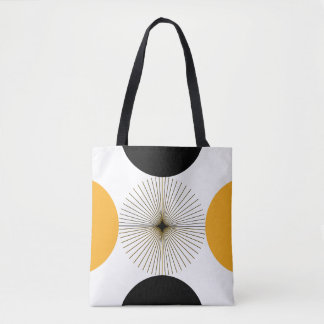 Middeleeuwse moderne halve cirkel tote bag