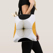 Middeleeuwse moderne halve cirkel tote bag (Dichtbij)