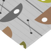 Middeleeuwse moderne halve maan bloemen korte tafelloper (Hoek)