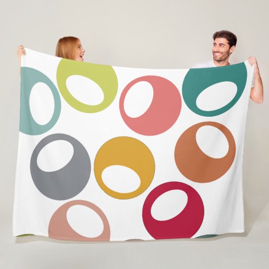 Middeleeuwse moderne jongleren fleece deken (In situ)