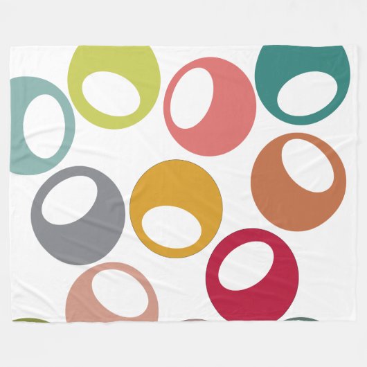 Middeleeuwse moderne jongleren fleece deken (Voorkant (Horizontaal))