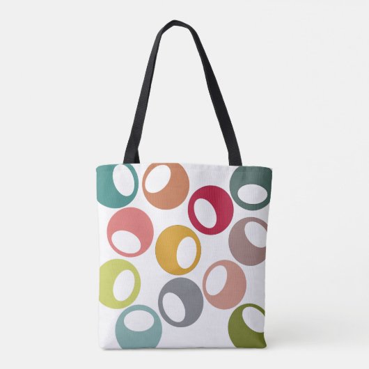 Middeleeuwse moderne jongleren tote bag (Achterkant)