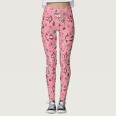  middeleeuwse moderne kerst leggings (Voorkant)