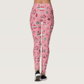  middeleeuwse moderne kerst leggings (Achterkant)