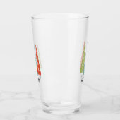 Middeleeuwse moderne kerstbomen op maat glas (Links)