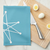 Middeleeuwse moderne Kerstmis, atoomMCM MOD Star Theedoek (Quarter Fold)