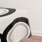 Middeleeuwse moderne keten verbindt zwart grijs tafelkleed (Voorbeeld)