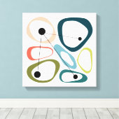 Middeleeuwse moderne kieuwen canvas afdruk (Insitu (Houten vloer))