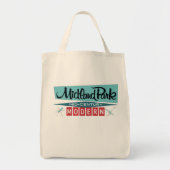 middeleeuwse moderne kruidenierscanvas tas (Voorkant)