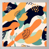 Middeleeuwse moderne kunst poster (Voorkant)