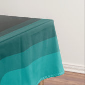 Middeleeuwse moderne lange rechthoeken Blauwgroen Tafelkleed (Voorbeeld)