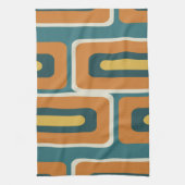 Middeleeuwse moderne lange rechthoeken kleurrijk 1 theedoek (Verticaal)