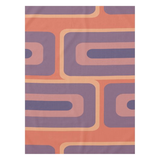 Middeleeuwse moderne lange rechthoeken, kleurrijk tafelkleed (Voorkant)