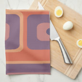 Middeleeuwse moderne lange rechthoeken, kleurrijk  theedoek (Quarter Fold)