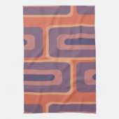 Middeleeuwse moderne lange rechthoeken, kleurrijk  theedoek (Verticaal)