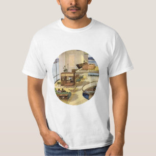 Middeleeuwse moderne levensstijl t-shirt