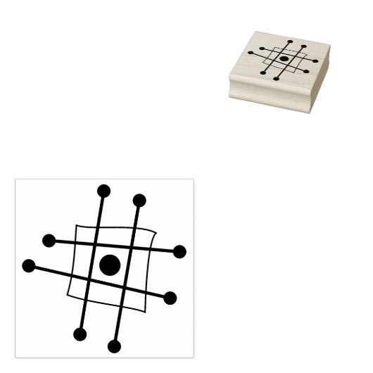 Middeleeuwse moderne, minimale atoomreactoren Atom Rubberstempel (Gestempeld)