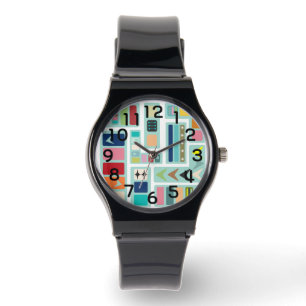 Middeleeuwse moderne mix-up horloge