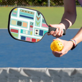 Middeleeuwse moderne mix-up pickleball paddle