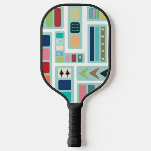 Middeleeuwse moderne mix-up pickleball paddle (Achterkant)