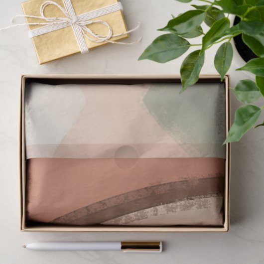 Middeleeuwse moderne organische Abstracte kunstont Tissuepapier (Geschenk)